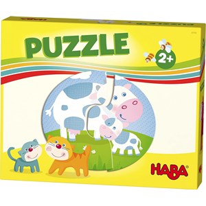 HABA (303762) - "Bauernhof" - 2 Teile Puzzle