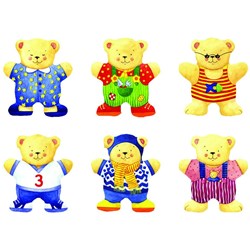 Goki (57910) - "Dress-Up Bear" - 18 Teile Puzzle