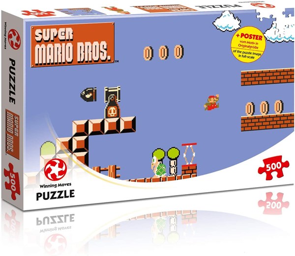 Winning Moves Games (WIN11484) - "Super Mario Bros., High Jumper" - 500 Teile Puzzle
