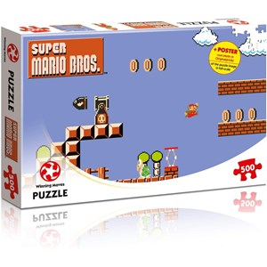 Winning Moves Games (WIN11484) - "Super Mario Bros., High Jumper" - 500 Teile Puzzle