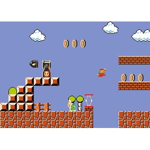 Winning Moves Games (WIN11484) - "Super Mario Bros., High Jumper" - 500 Teile Puzzle