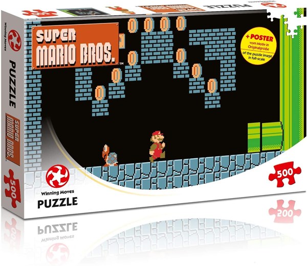 Winning Moves Games (WIN11491) - "Super Mario Bros., Underground Adventures" - 500 Teile Puzzle