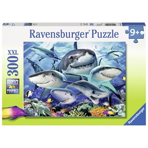 Ravensburger (13225) - Howard Robinson: "Lächelnde Haie" - 300 Teile Puzzle