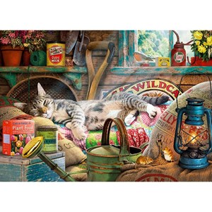 Gibsons (G6248) - Steve Read: "Dösen im Schuppen" - 1000 Teile Puzzle