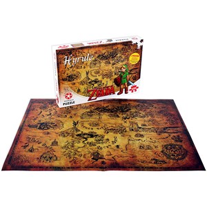 Winning Moves Games (29490) - "The Legend of Zelda, Hyrule" - 500 Teile Puzzle