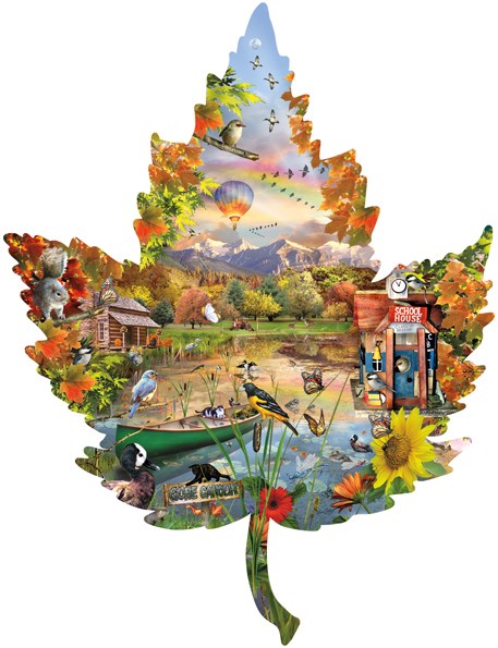 SunsOut (95298) - Lori Schory: "Autumn Shoreline" - 1000 Teile Puzzle