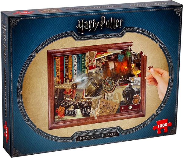 Winning Moves Games (2466) - "Harry Potter, Hogwarts" - 1000 Teile Puzzle