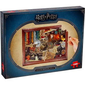 Winning Moves Games (2466) - "Harry Potter, Hogwarts" - 1000 Teile Puzzle