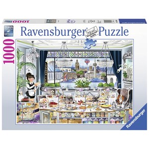 Ravensburger (13985) - "London Tea Party" - 1000 Teile Puzzle