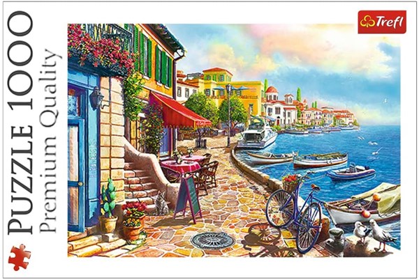 Trefl (10527) - "Sonniger Boulevard" - 1000 Teile Puzzle