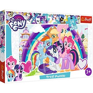 Trefl (14269) - "Happy Ponies" - 24 Teile Puzzle