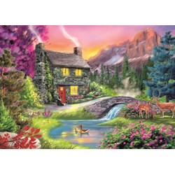 Trefl (37325) - "Bergidylle" - 500 Teile Puzzle