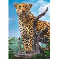 Trefl (37332) - "Wilder Leopard" - 500 Teile Puzzle