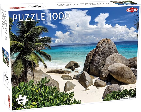 Tactic (55244) - "Carana Beach, Seychelles" - 1000 Teile Puzzle