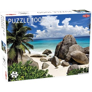 Tactic (55244) - "Carana Beach, Seychelles" - 1000 Teile Puzzle