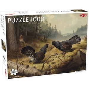 Tactic (55245) - "Kampf der Auerhühner, Wright" - 1000 Teile Puzzle