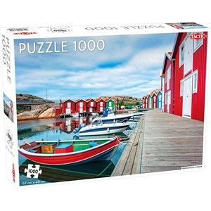 Tactic (56682) - "Fishing Huts in Smogen" - 1000 Teile Puzzle