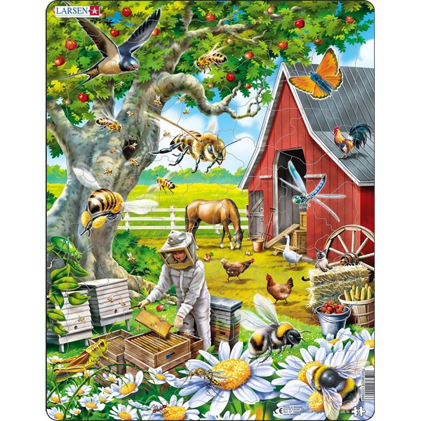 Larsen (US39) - "Die Bienenzucht" - 53 Teile Puzzle