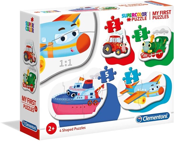 Clementoni (20811) - "Transportmittel" - 2 3 4 5 Teile Puzzle