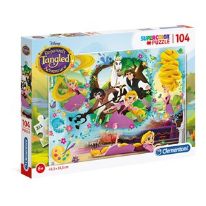 Clementoni (27084) - "Disney, Tangled" - 104 Teile Puzzle
