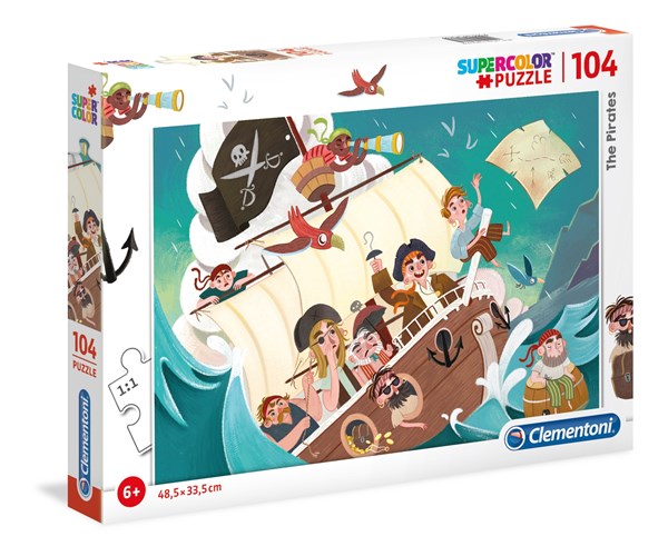 Clementoni (27278) - "The Pirates" - 104 Teile Puzzle