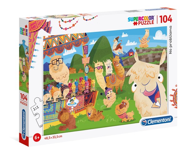 Clementoni (27279) - "No ProbLLAMA" - 104 Teile Puzzle