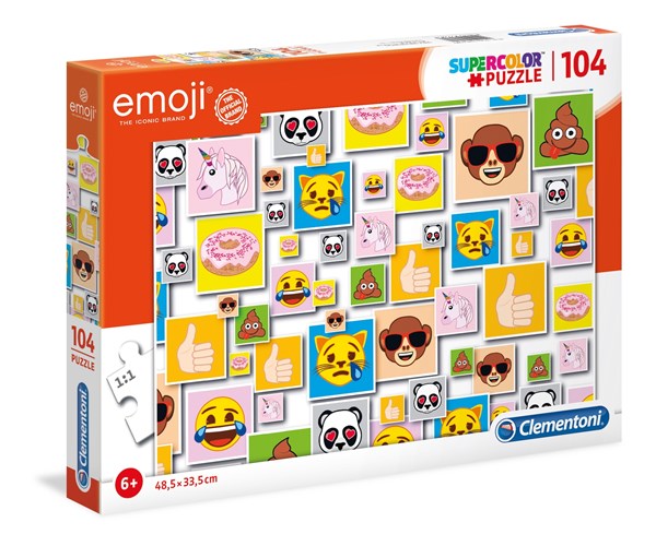 Clementoni (27285) - "Emoji" - 104 Teile Puzzle