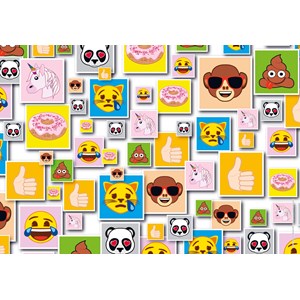 Clementoni (27285) - "Emoji" - 104 Teile Puzzle