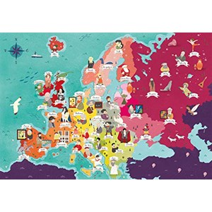 Clementoni (29061) - "Exploring Maps" - 250 Teile Puzzle