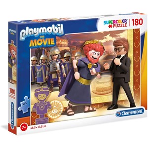Clementoni (29162) - "Playmobil, The Movie" - 180 Teile Puzzle