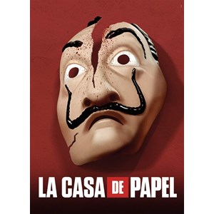 Clementoni (39533) - Salvador Dali: "Money Heist (La Casa De Papel)" - 1000 Teile Puzzle
