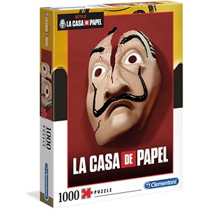 Clementoni (39533) - Salvador Dali: "Money Heist (La Casa De Papel)" - 1000 Teile Puzzle