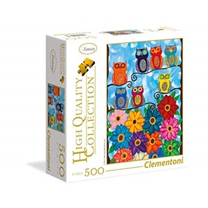 Clementoni (95978) - "Cute Little Owls" - 500 Teile Puzzle
