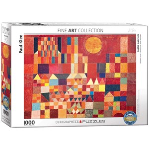 Eurographics (6000-0836) - Paul Klee: "Burg und Sonne" - 1000 Teile Puzzle
