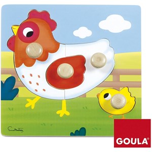 Goula (53052) - "Chicken" - 4 Teile Puzzle
