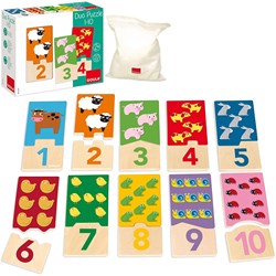 Jumbo (D53329) - "Numbers 1-10" - 20 Teile Puzzle