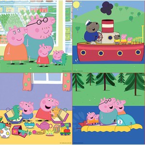 Educa (15918) - "Peppa Pig" - 6 9 12 16 Teile Puzzle