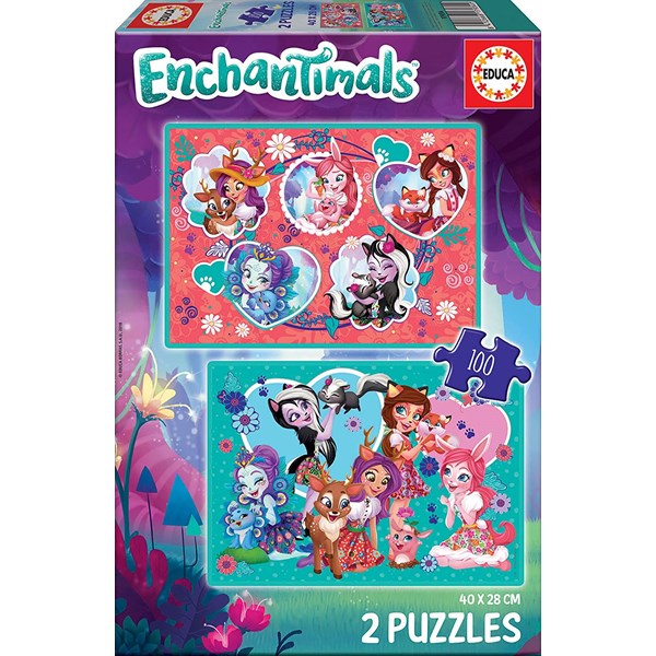 Educa (17934) - "Enchantimals" - 100 Teile Puzzle