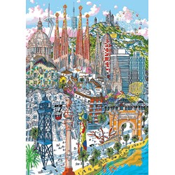 Educa (18473) - Carlo Stanga: "Barcelona" - 200 Teile Puzzle