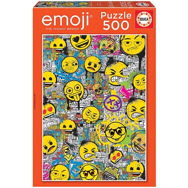 Educa (18485) - "Emoji" - 500 Teile Puzzle