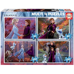 Educa (18640) - "Frozen 2" - 50 80 100 150 Teile Puzzle