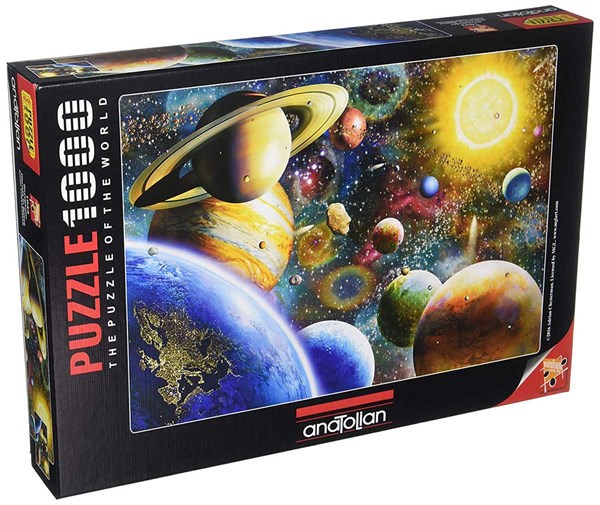 Anatolian (1033) - Adrian Chesterman: "Planets in Space" - 1000 Teile Puzzle