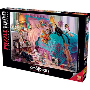 Anatolian (ANA1064) - "Naughty Puppies" - 1000 Teile Puzzle