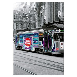 Educa (16358) - "Straßenbahn in Gent, Belgien" - 500 Teile Puzzle
