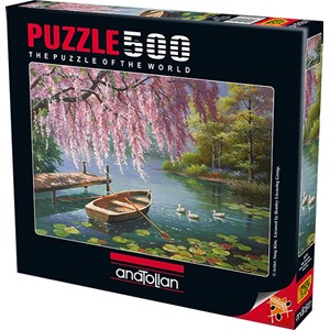 Anatolian (3573) - Sung Kim: "Willow Spring Beauty" - 500 Teile Puzzle