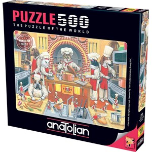 Anatolian (3586) - "Kool Kat Kuisine" - 500 Teile Puzzle