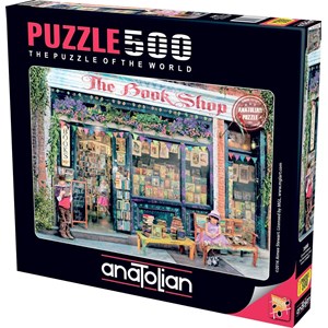 Anatolian (3588) - Aimee Stewart: "Der Bücherladen hat geöffnet" - 500 Teile Puzzle