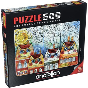 Anatolian (3590) - "City Cat" - 500 Teile Puzzle