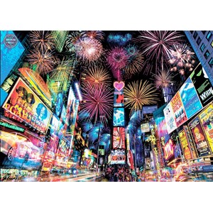 Anatolian (4545) - "New York Nachtleben" - 1500 Teile Puzzle
