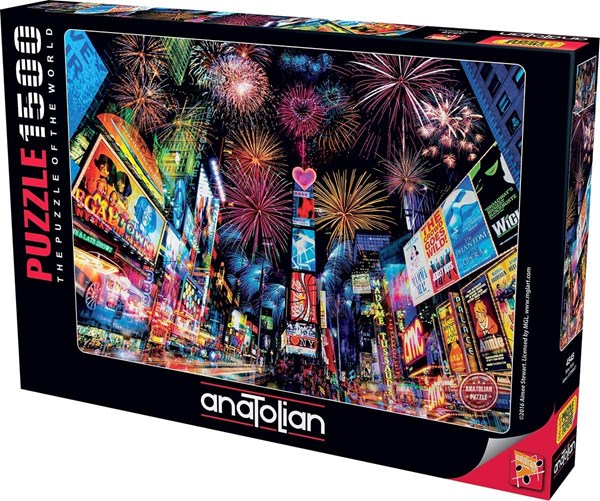 Anatolian (4545) - "New York Nachtleben" - 1500 Teile Puzzle